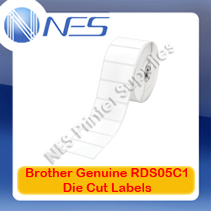 Brother Genuine RD-S05C1 51x25mm 1500x Die Cut Labels for TD-4000/TD-2020 (3PK)